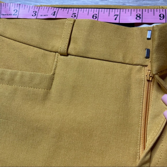 BANANA REPUBLIC straight leg mustard Martin fit pants size 10 - Picture 8 of 13